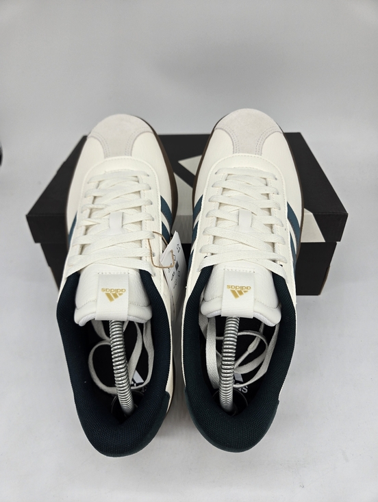 adidas Men\'s VL Court 3.0 JR8635 White Teal Shoes Size 9.5 New main image 6